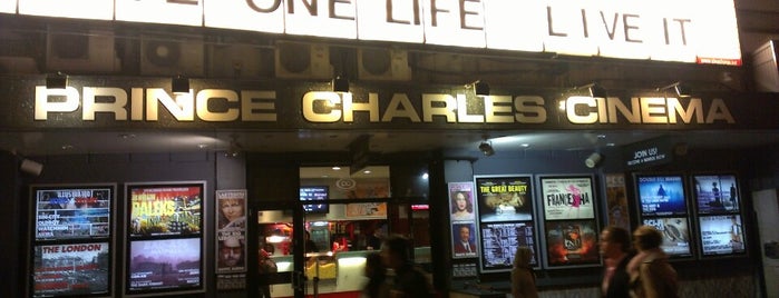 Prince Charles Cinema is one of London Art/Film/Culture/Music (One).