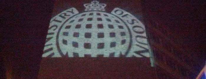Ministry of Sound is one of London.