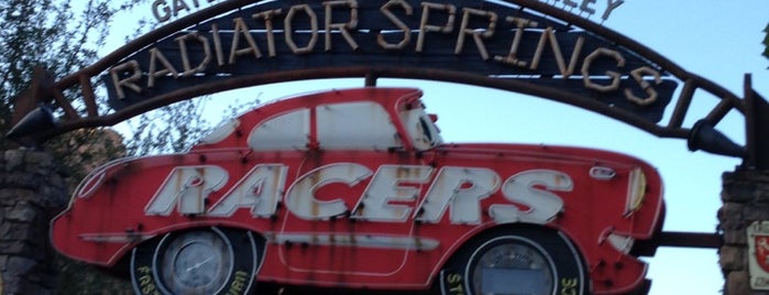 Radiator Springs Racers is one of Locais curtidos por Kim.