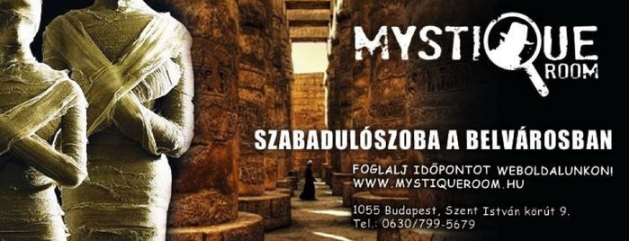 MystiqueRoom is one of Escape rooms / Szabadulószobák.