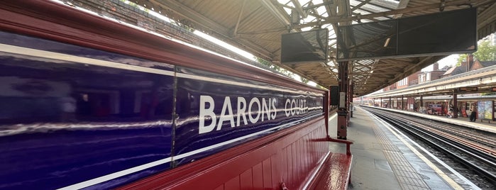 Barons Court London Underground Station is one of Food & Drink to check out.