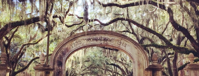 Wormsloe State Historic Site is one of Savannah.