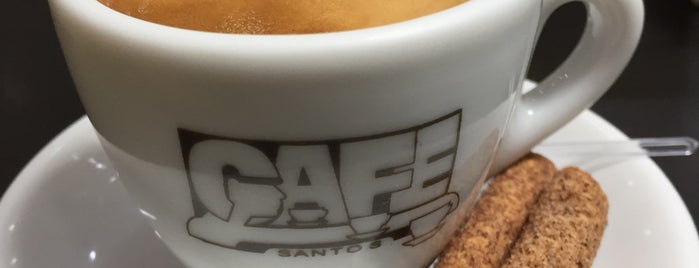 Café Santos is one of Estive aqui !!.