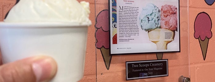 Two Scoops Creamery is one of NC.