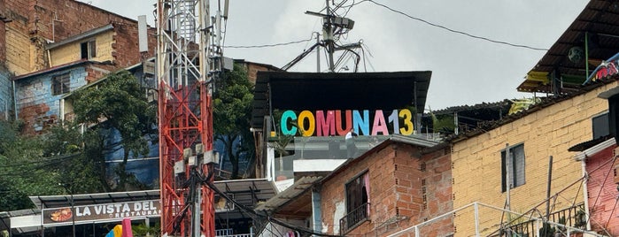 Comuna 13 is one of Medellin.