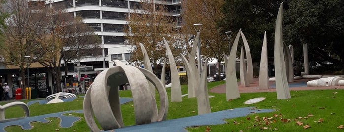 Hindmarsh Square Sculpture Playground is one of Must-visit Sculpture Gardens in Adelaide.