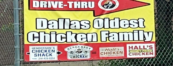 Hall’s Honey-Fried Chicken is one of Black Owned Businesses - Dallas.