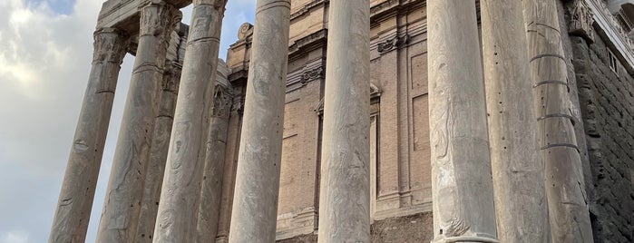 Temple of Antoninus and Faustina is one of martín’s Liked Places.