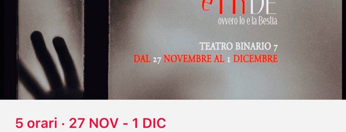 Teatro Binario 7 is one of CULTURA2011.