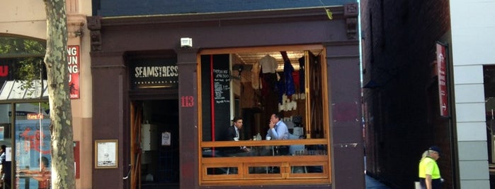 Seamstress Restaurant & Bar is one of Hidden Coffee Places in Melbourne.