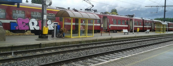 Station Puurs is one of trains.