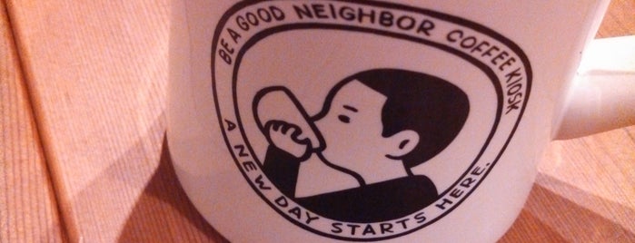 Be A Good Neighbor Coffee Kiosk is one of Lugares guardados de L.