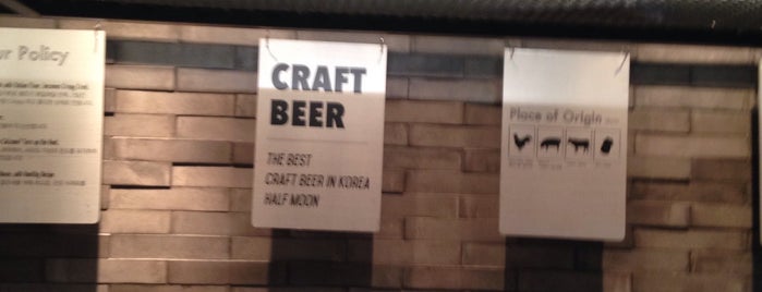 HALF MOON craft beer & calzone is one of Hood.