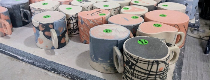 Wilcoxson Ceramics studio is one of Greenpoint shops.