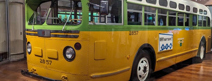 The Rosa Parks Bus is one of Detroit.