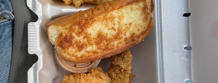 Raising Cane's Chicken Fingers is one of favorites.