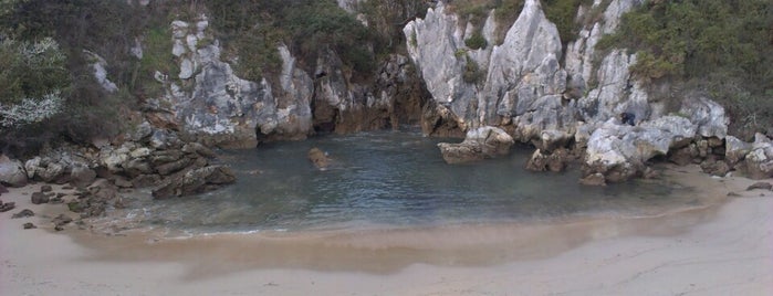 Playa Gulpiyuri is one of Things that you must see in Asturias..