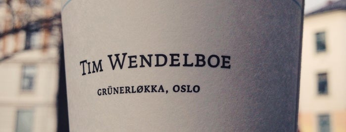 Tim Wendelboe is one of Oslo.
