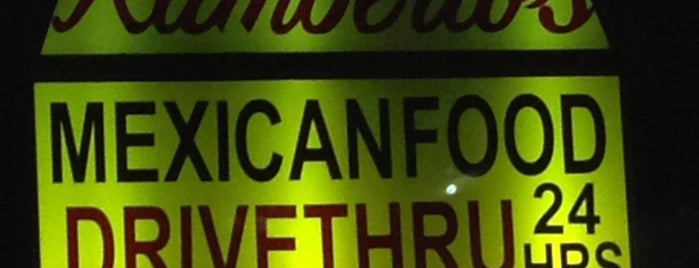Ramberto's Taco Shop is one of สถานที่ที่ Alfa ถูกใจ.