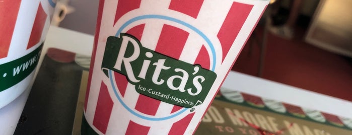 Rita's Italian Ice & Frozen Custard is one of Places with Caitlyn.