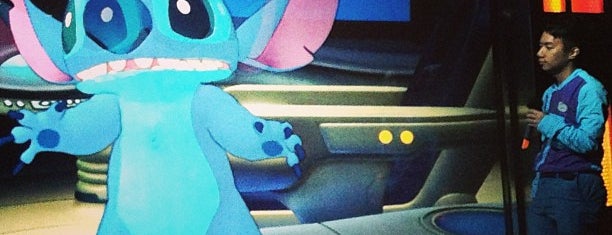 Stitch Encounter is one of Hong Kong Disneyland.