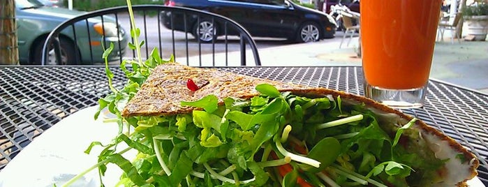 Leafy Greens Cafe is one of Vegan-Friendly Restaurants.