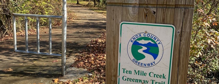 Ten Mile Creek Greenway is one of Knoxville.