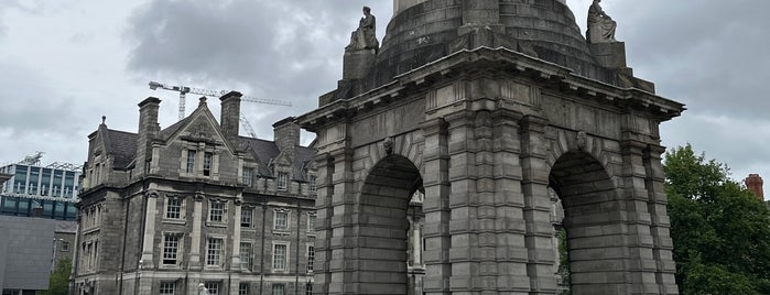 Trinity College Front Gates is one of Around the World.