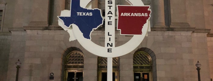 Arkansas / Texas State Line is one of Travels.