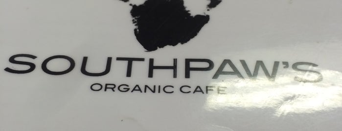 Southpaw's Organic Café is one of สถานที่ที่บันทึกไว้ของ Eric.