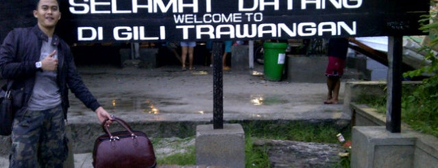 Gili Trawangan is one of West Nusa Tenggara. Indonesia..