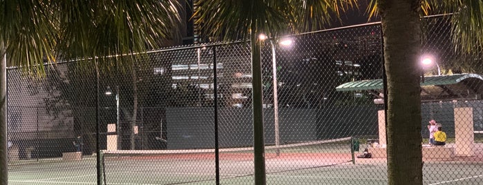 Tennis courts at Margaret park is one of edit list.