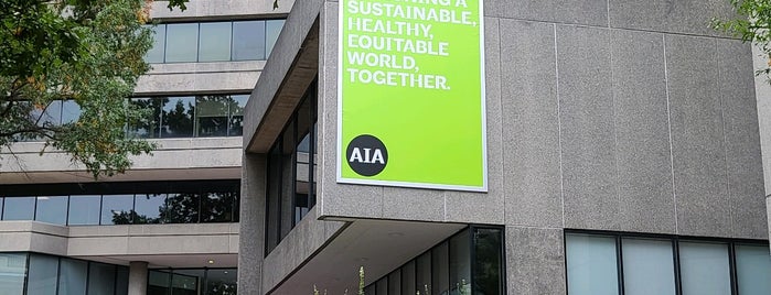 American Institute of Architects (AIA) is one of Check ins.