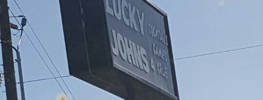 Lucky John's Cocktails Fullerton is one of สถานที่ที่ KENDRICK ถูกใจ.