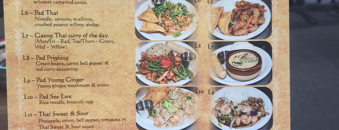 Spice Thai Cuisine is one of Gluten Free menus.