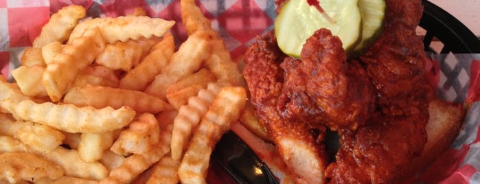 Hattie B's Hot Chicken is one of Nashville.