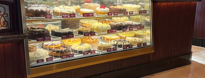 The Cheesecake Factory is one of places to eat.