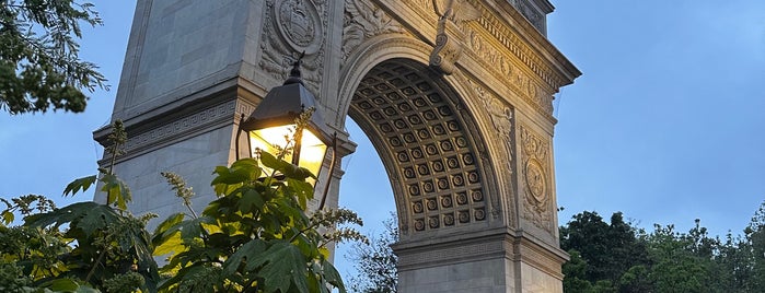 Washington Square Arch is one of NYC.