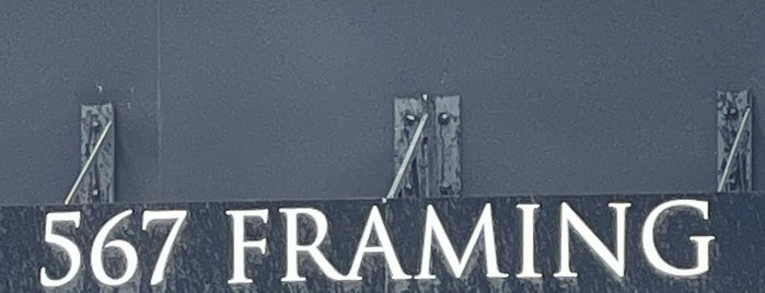 567 Framing is one of Lieux qui ont plu à M.