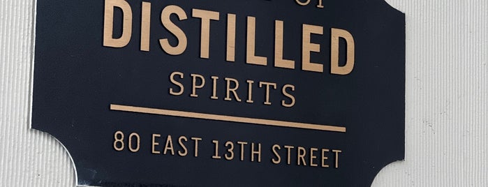 Library Of Distilled Spirits is one of New Restaurants to Try.