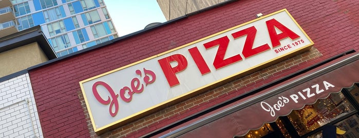 Joe's Pizza is one of NYC Favorites.
