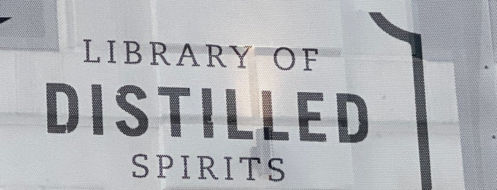 Library Of Distilled Spirits is one of Speakeasysss.