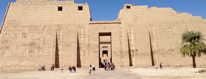 Medinet Habu (Temple of Ramses III) is one of Egipto.