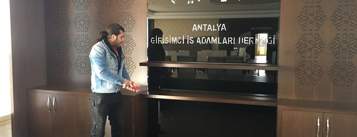 AGID (Antalya Girisimci Isadamlari Dermegi ) is one of Lieux qui ont plu à Ahmet.