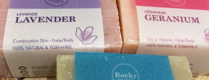 Rocky Mountain Soap Co. is one of Canada.