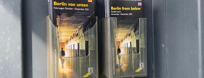 Berliner Unterwelten Tour 1 is one of To visit in Berlin.