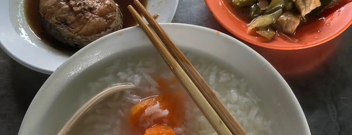 Famous Teow Chew Porridge is one of Penang.