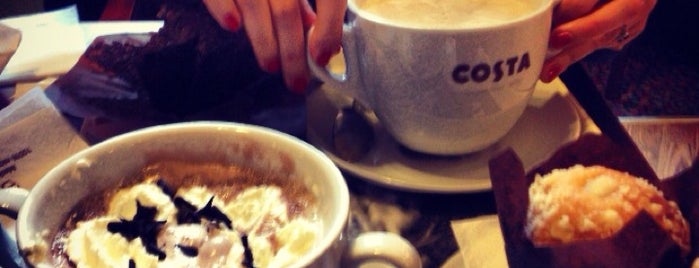 Costa Coffee is one of ustream - sugar and kaffeine.
