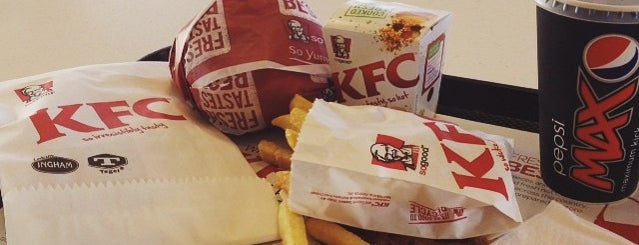 KFC is one of Orte, die Michael gefallen.