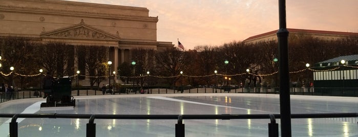 National Gallery of Art Sculpture Garden Ice Rink is one of The 13 Best Places for Fountains in Washington Mall, Washington.